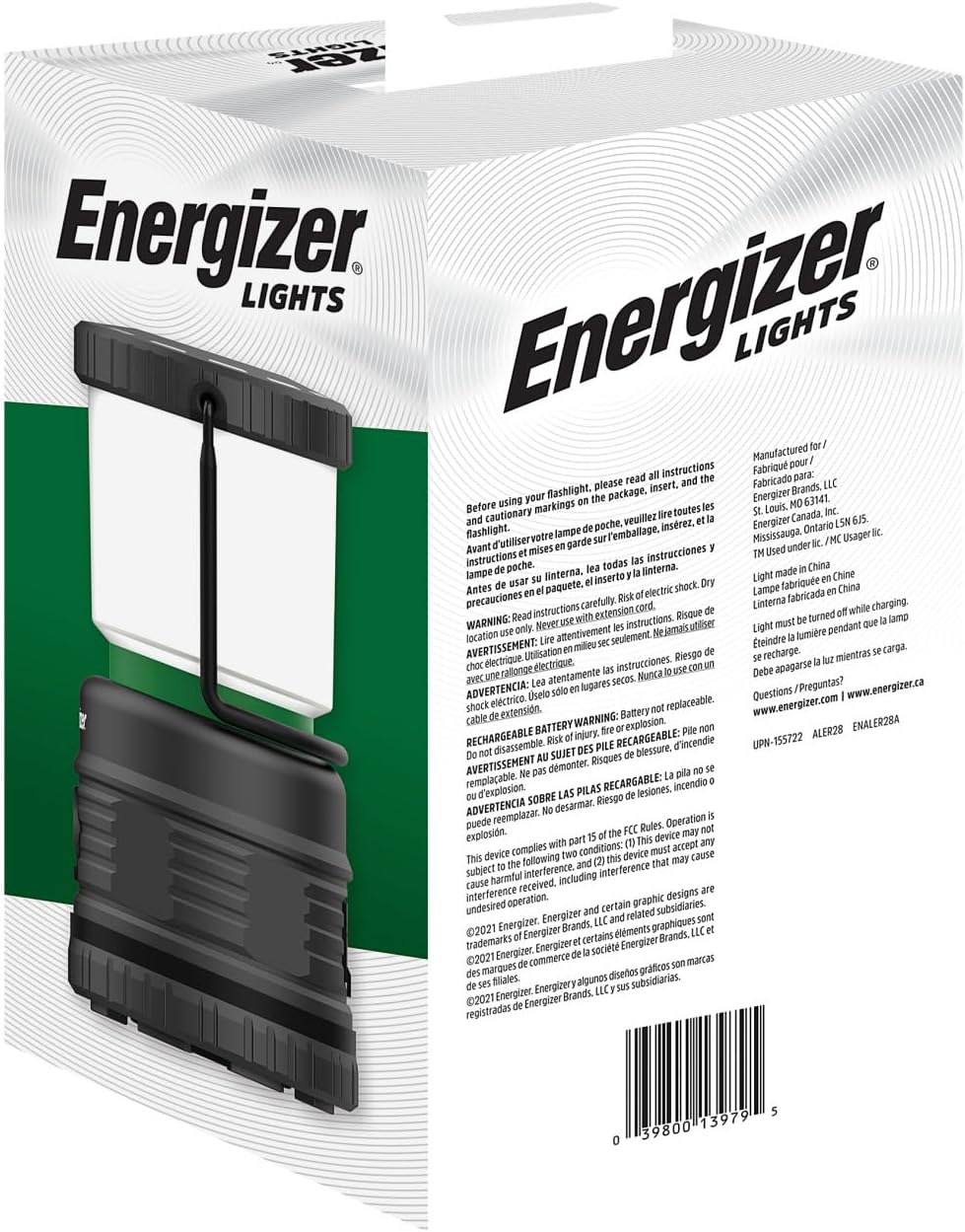 Energizer LED Camping Lantern X1000, Water Resistant Tent Light - Image 9