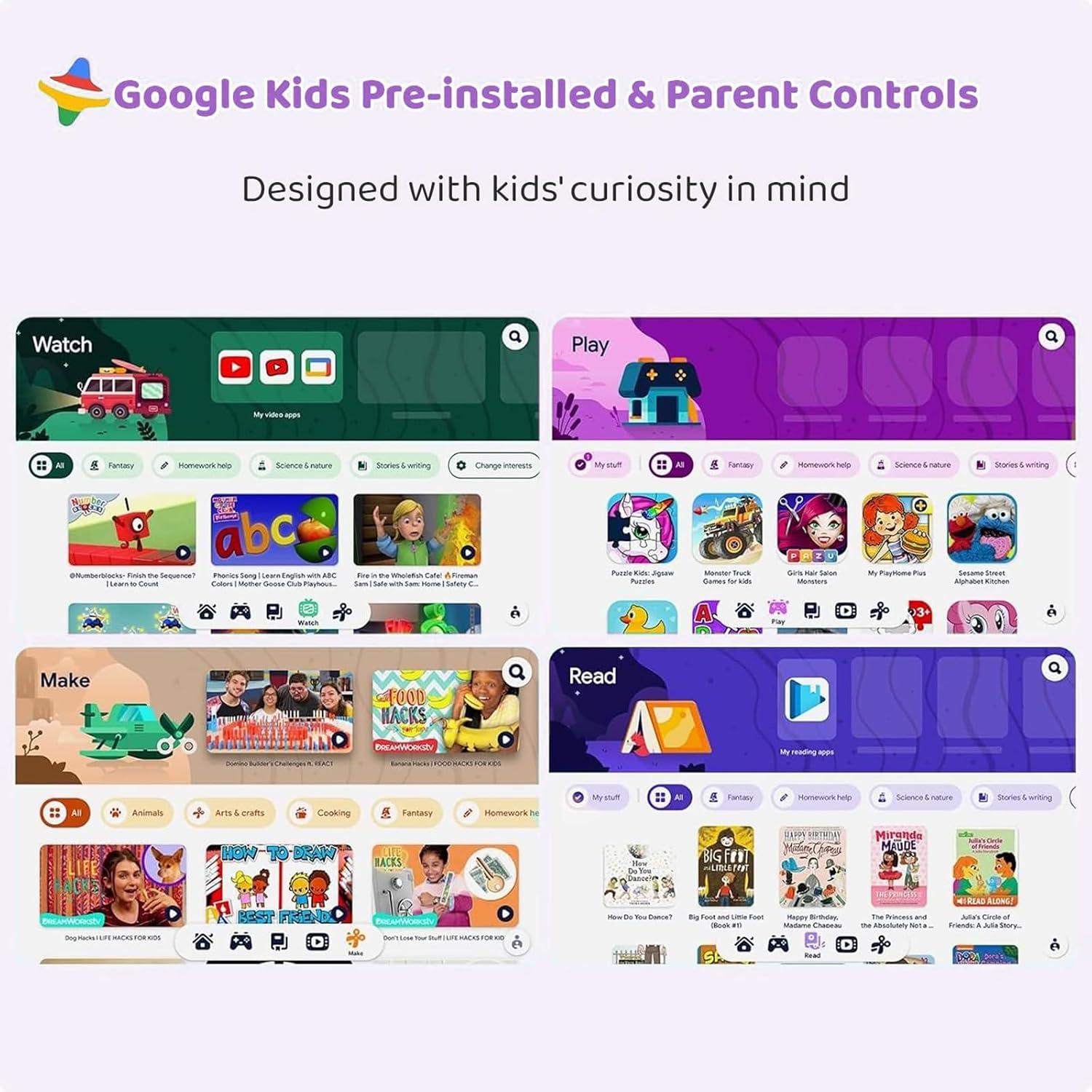 COLORROOM 2026 Upgraded Android 15 Tablet, 10inch Kids Tablet, Octa-core CPU, 10GB+64GB+1TB Expand Tablets for Kids with Kids Space, Parental Control, 6000mAh Big Battery,Touchscreen Tableta (Purple) - Image 2