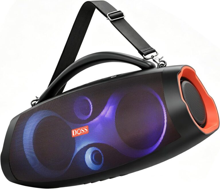 DOSS Extreme Boom Pro D200 - Portable Waterproof Speaker - Vivid Orange