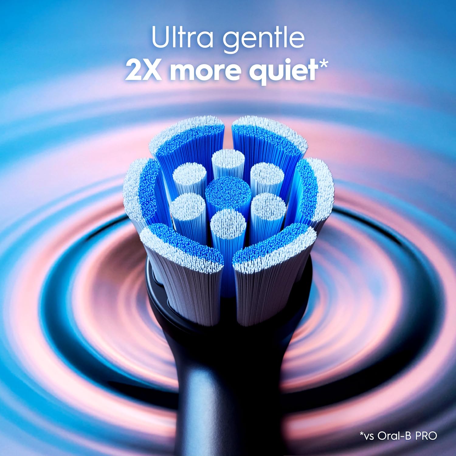 Oral-B iO Series 3 Limited Deep Clean Rechargeable Electric Toothbrush for Adults, Black, 3 Modes, Smart Pressure Sensor, Plaque Removal and Gum Care, 2 Replacement Brush Heads, Travel Case - Image 6