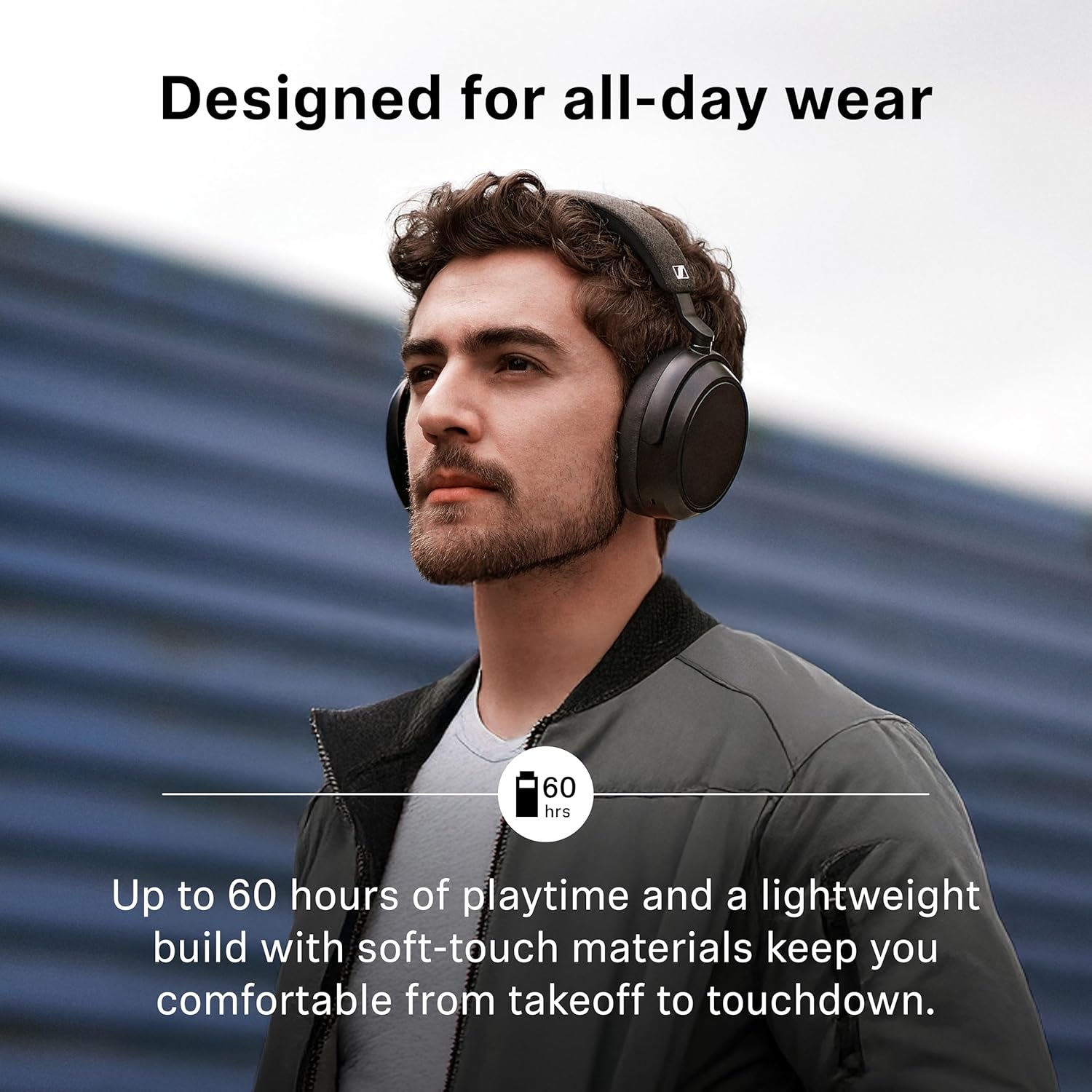 Sennheiser Momentum 4 Wireless Headphones, ANC, 60 Hr Battery, Black/Copper - Image 4