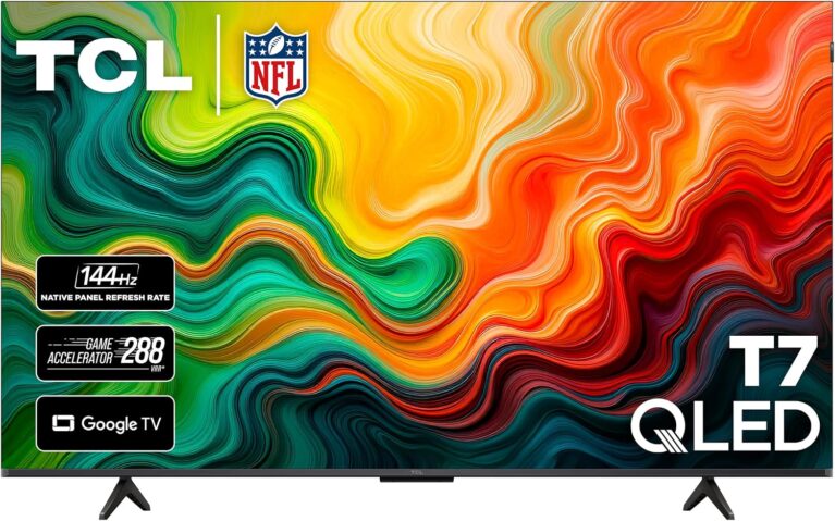TCL 55" T7 4K QLED Google TV with 144Hz Gaming (55T7)