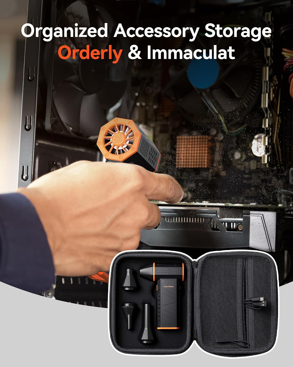 WOLFBOX MF50 Hard Carrying Case, Case Only, Device Not Included, Shockproof - Image 3
