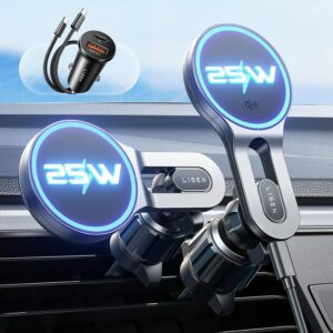 LISEN for Qi2 25W MagSafe Car Mount...