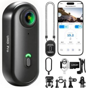 4K Thumb Action Camera with Memory ...