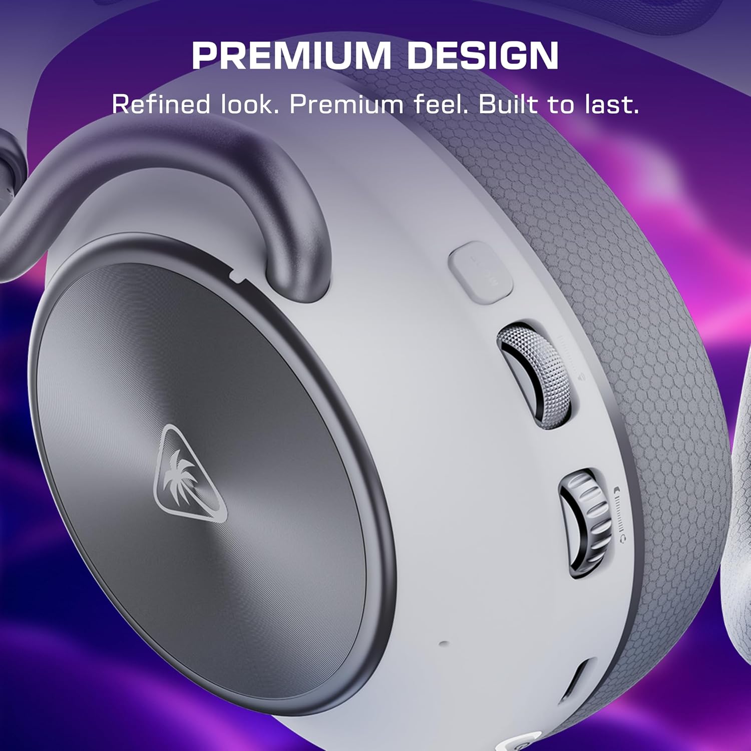 Turtle Beach Stealth Pro II Premium Wireless Gaming Headset for Xbox Series X|S, PS5, PS4, PC - Hi-Res Audio, Dolby Atmos, Active Noise Cancellation, Simultaneous Bluetooth, 24-bit Audio - White - Image 10
