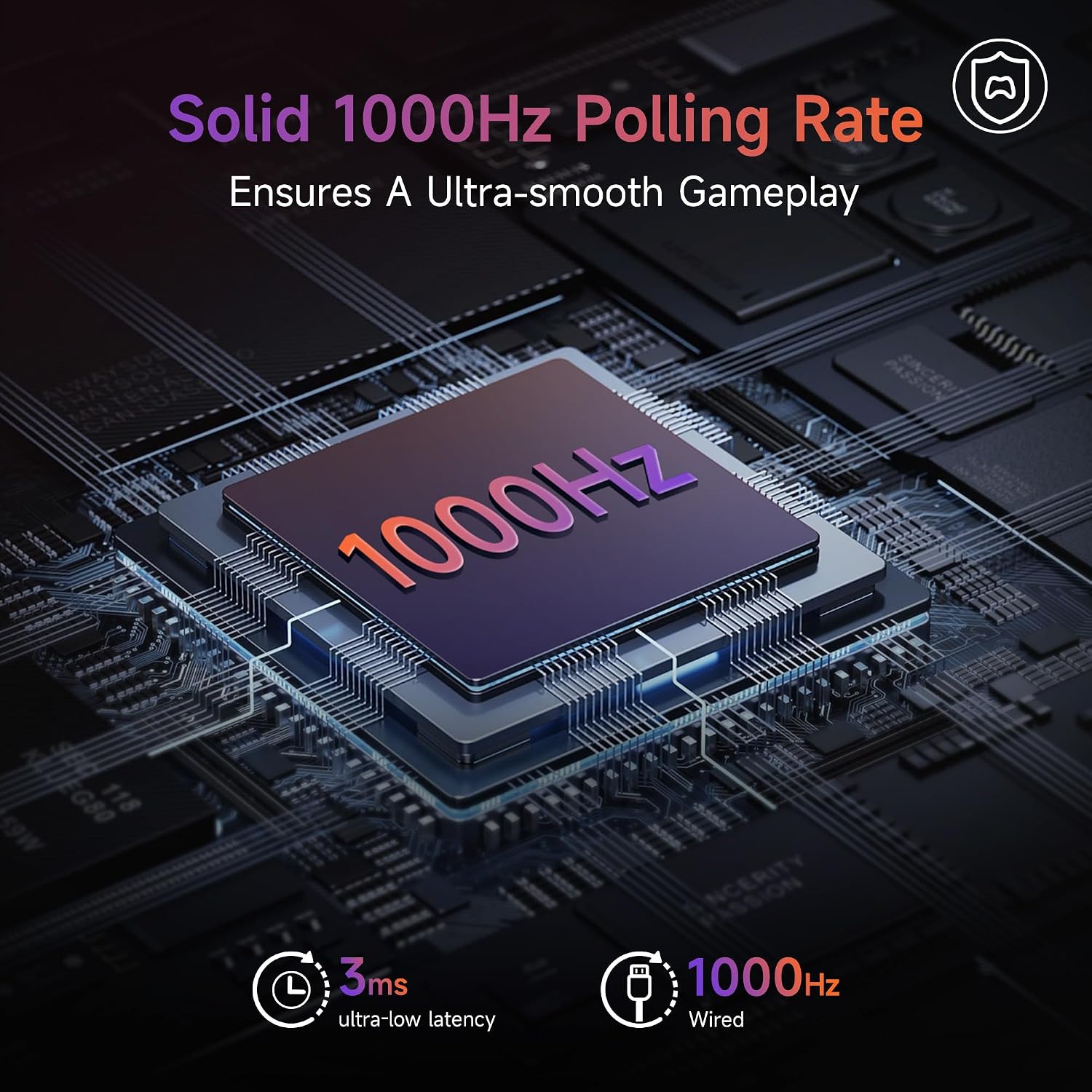 EasySMX X20 Wireless Gaming Controller with RGB Backlit, 2-Stage Hall Effect Stick, 1000Hz Polling Rate, 6-Axis Gyro on Multi-Platform, Mech Buttons- Compatible with PC/Switch/Steam/Android - Image 4
