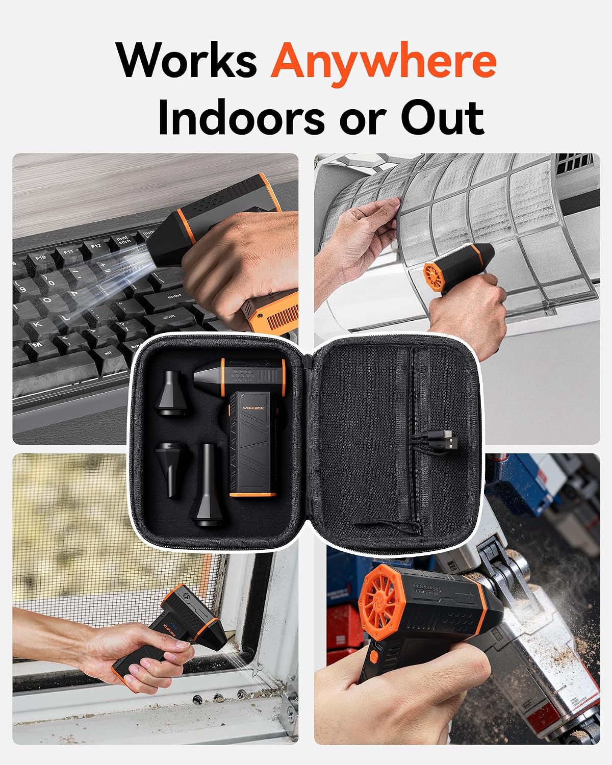 WOLFBOX MF50 Hard Carrying Case, Case Only, Device Not Included, Shockproof - Image 2