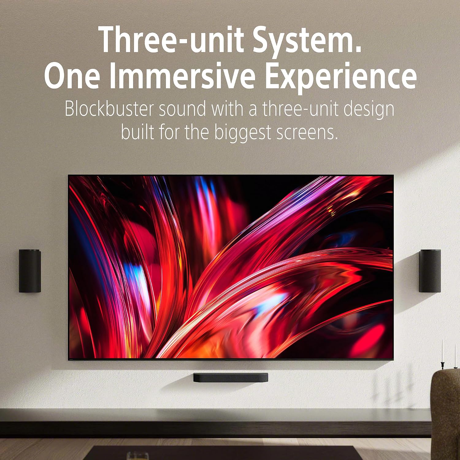 Sony BRAVIA Theater Trio 3-Unit Home Theater Audio System Soundbar HT-A8 - Image 2
