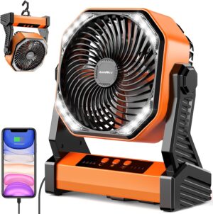20000mAh Battery Powered Camping Fa...