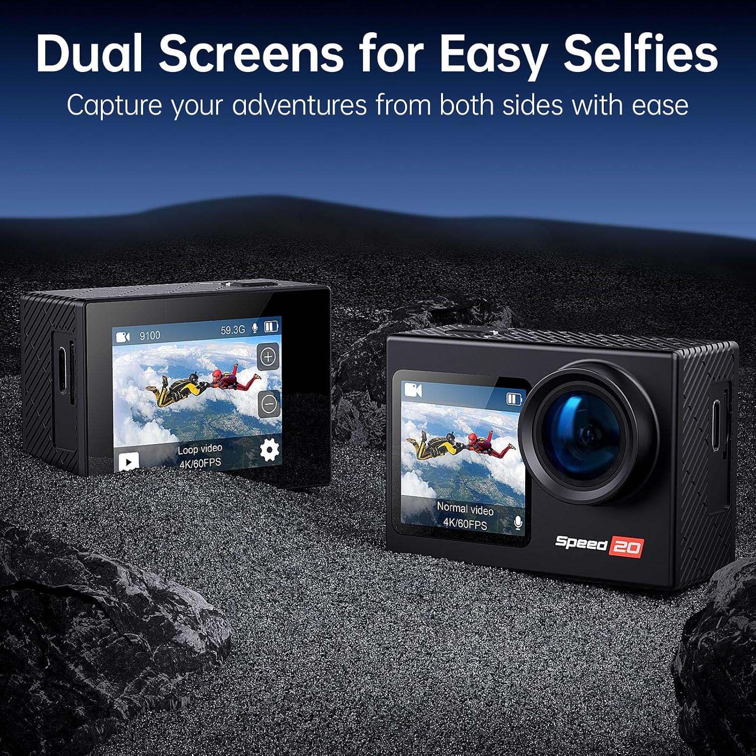 4K Action Camera 20MP Touch Screen WiFi EIS 131FT Waterproof - Image 5