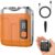 Portable Mini Mens Electric Shaver, 2027 New Travel Shaver, Compact Dual Head Shaver for Home Use, Rechargeable Wet Dry Shaver for Men (Orange)