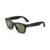 Meta Ray-Ban (Gen 2) Wayfarer Large Smart AI Glasses, Green Lenses