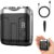 Portable Mini Mens Electric Shaver, 2027 New Travel Shaver, Compact Dual Head Shaver for Home Use, Rechargeable Wet Dry Shaver for Men (Black)