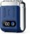 Mini Electric Shaver, Dual Head Waterproof Rechargeable Razor Mini Wet Dry Shaving Razor for Travel Home (Blue)