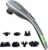 MEGAWISE Cordless Back Massager, 5 Speed Handheld Massager for Body