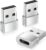 Basesailor for iPhone Duo 18 17 Pro Car Charger Adapter 3Pack,USB C Adapter