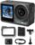 Action Camera, 1/1.3″ Sensor & 4K Cinematic Video，K/120fps Video, Night View Mode, Ultra Waterproof to 52 ft, 360 Lock, TiltGuard, MotionMaster,Hyper Stabilization