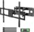 monTEK Heavy Duty Full Motion TV Wall Mount for 60-120 Inch Extra Large TVs