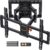 Perlegear UL Listed Full Motion TV Wall Mount for 42-90″ TVs up to 132lbs