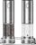 Newise Electric Salt and Pepper Grinder Set, Rechargeable, Stainless Steel