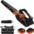 WOLFBOX MT500 Cordless Leaf Blower with 2 Batteries, 40V 500 CFM 130 MPH