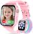 4G Kids Smart Watch Phone GPS, Smartwatch for Boys Girls Ages 4-12 Years with Video Call Chat Class Mode SOS Camera Alarm Games Parental App Touch Watch Gifts for Children (Includes SIM Card) Pink