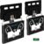 Ultra Slim TV Wall Mount 14-80″, 0.3″ Micro Gap, Low Profile,100lbs
