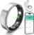 Smart Ring with Sleep Monitoring, Step Counting, Heart Rate, Blood Oxygen for iOS and Android, No Subscription Fee, IP68 Waterproof Health Tracker (Silver, 9)