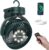 Camping Fan with Remote Control – 12000mAh Rechargeable Battery Powered Fan, Camping Fans for Tents with LED light & Hanging Hook, Rechargeable Battery Operated Ceiling Fans for Tent RV Bed, Green