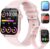 Smart Watch for Women, 120 Sports Modes Smartwatch with 1.83″ HD, Alexa Built-in, Heart Rate/Sleep Monitor, IP67 Waterproof, Bluetooth Call & Music Control Fitness Watch for iPhone/Android (Pink)