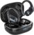 HAOYUYAN Wireless Earbuds, Sports Bluetooth Headphones, 80Hrs Playtime Ear Buds with LED Power Display, Noise Canceling Headset, IPX7 Waterproof Earphones for Workout/Running（Black）