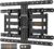 Perlegear Ultra Slim TV Wall Mount 1.1″ Low Profile for 42-90″ TVs, Fits 16″/24″ Studs, Full Motion TV Mount Wall Bracket with Dual Articulating Arms, Swivel, Tilt, Max VESA 600x400mm, Holds 132lbs
